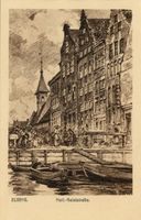 Elbing, Stadt, Stadtkreis Elbing Elbing, Heil.-Geiststraße, Künstlerkarte 