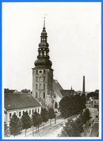 Tilsit, Stadt, Stadtkreis Tilsit Deutsche Straße Tilsit, Deutsche Kirche, Ansicht von Westen VI Tilsit, Deutsche Str. zwischen Packhofstr. und Fletcherplatz