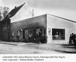 Liebenfelde (Ostpr.), Kreis Labiau Mehlauken, Geschäft Max Pangritz Mehlauken, Kr. Labiau, nichtverortete Bildmotive