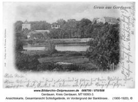 Gerdauen, Stadt und Bahnstation, Kreis Gerdauen 