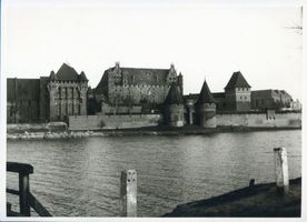Marienburg, Westpr., Kreis Marienburg Marienburg i. Westpr., Die Marienburg von der Nogatbrücke aus Ostpreußen, Zweiter Weltkrieg und das Ende