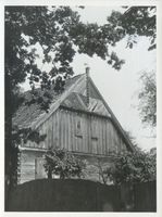 Radegrund, Kreis Ortelsburg Radegrund, Haus mit Rautengiebel Радегрунд, дом с ромбовидным фронтоном