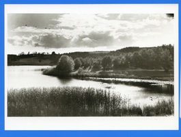 Hohenstein Kr. Osterode, Stadt, Kreis Osterode Hohenstein i. Ostpr., Abendstimmung am See 