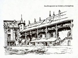 Königsberg (Pr.), Stadtkreis Königsberg Königsberg (Pr.), Schloß, Blutgericht II Königsberg, Weinrestaurant  Blutgericht  im Schloß
