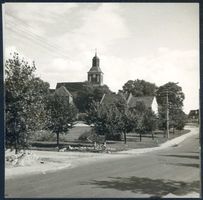 Angerburg Kr. Angerburg, Stadt, Kreis Angerburg Angerburg, Ev. Kirche, Straße nach Goldap Ангербург, евангелическая церковь, дорога на Голдап