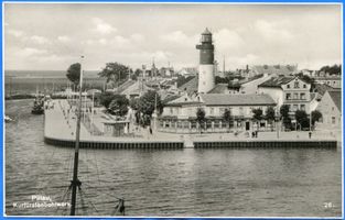 Pillau, Seestadt, Kreis Samland Pillau, Seestadt, Kurfürstenbohlwerk Pillau, Hafen
