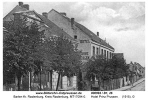 Barten Kr. Rastenburg, Kreis Rastenburg Hauptstraße (fr. Rastenburger Straße)