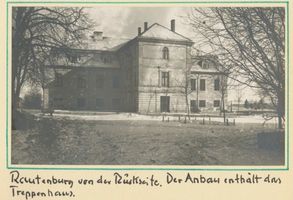 Rautenburg, Kreis Elchniederung Rautenburg, Schloß von der Rückseite Раутенбург, замок с обратной стороны