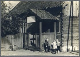 Eckertsdorf, Kreis Sensburg Eckertsdorf, Russisches Wohnhaus 