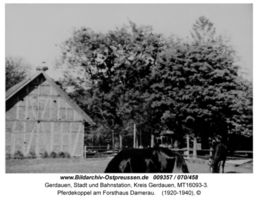 Gerdauen, Stadt und Bahnstation, Kreis Gerdauen  
