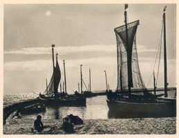  Kurische Nehrung, Kurenkähne am Ufer IV Kurische Nehrung, Fischerei
