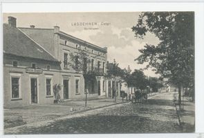 Haselberg (Ostpr.), Kreis Schloßberg Lasdehnen, Dorfstraße II Ласденен, Дорфштрассе, II