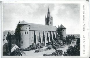 Königsberg (Pr.), Stadtkreis Königsberg Königsberg (Pr.), Schloß Westseite XXIII Königsberg, Schloßkirche