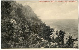 Georgenswalde, Kreis Samland Georgenswalde, Blick von der blauen Rinne am Götterblick Samländische Steilküste