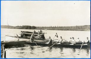 Passenheim, Stadt, Kreis Ortelsburg Passenheim, Abrudern auf dem Kalbensee II 