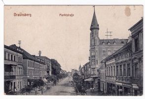Braunsberg Kr. Braunsberg, Kreis Braunsberg Marktstraße Braunsberg, Ostpr., 