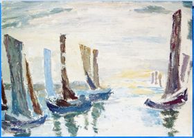 Nidden, Kreis Memel Nidden, Im Hafen von Nidden Нидден, в гавани Ниддена