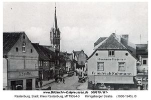 Rastenburg, Stadt, Kreis Rastenburg Königsberger Straße