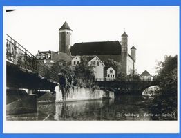 Heilsberg Kr. Heilsberg, Stadt, Kreis Heilsberg Heilsberg Kr. Heilsberg, Partie am Schloß Heilsberg, Schloß