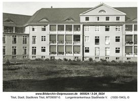 Tilsit, Stadt, Stadtkreis Tilsit   Tilsit, Krankenhäuser, Heilanstalten