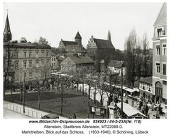 Allenstein, Stadtkreis Allenstein  Allenstein, Schloß
