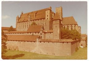 Marienburg, Westpr., Kreis Marienburg Marienburg, Hochschloss und Schlosskirche von  Südosten XXVII Marienburg, Schloß