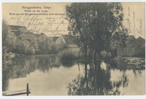 Treuburg, Kreis Treuburg Marggrabowa, Partie an der Lega III Маргграбова, вид на реке Леге, III