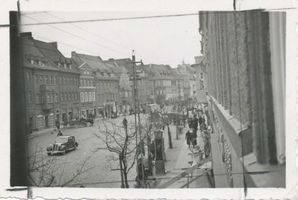 Ortelsburg, Stadt, Kreis Ortelsburg Marktstraße (Marktplatz) Ortelsburg, Marktplatz II Ортельсбург, рыночная площадь, II