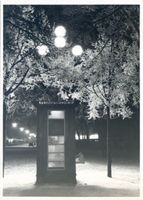 Lötzen, Stadt, Kreis Lötzen Lötzen, Telefonzelle auf dem Marktplatz Лётцен, телефонная будка на рыночной площади