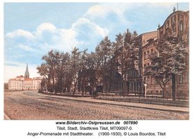 Tilsit, Stadt, Stadtkreis Tilsit Angerpromenade