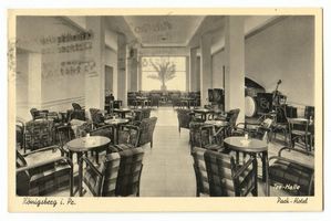 Königsberg (Pr.), Stadtkreis Königsberg Königsberg (Pr.), Park-Hotel, Teehalle Königsberg, Nördliche Innenstadt westlich des Schloßteiches (Tragheim)