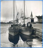 Elbing, Stadt, Stadtkreis Elbing Elbing, Fischerboote im Hafen 
