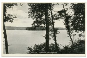 Niedersee (See), Blick zur Königsinsel III Masuren, Niedersee