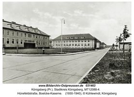 Königsberg (Pr.), Stadtkreis Königsberg Hünefeldstraße 2  