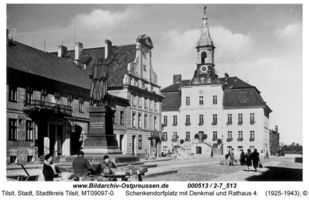 Tilsit, Stadt, Stadtkreis Tilsit Schenkendorfplatz  