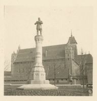 Marienburg, Westpr., Kreis Marienburg Marienburg i. Westpr., Schloß mit Abstimmungsdenkmal X Мариенбург в Западной Пруссии, замок с памятником плебисцита, X