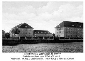 Bischofsburg, Stadt, Kreis Rößel 