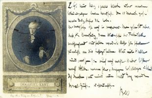 Königsberg (Pr.), Stadtkreis Königsberg Königsberg (Pr.), Bildnis Immanuel Kant V Kant, Immanuel (Philosoph)