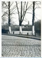 Ragnit, Kreis Tilsit-Ragnit Ragnit, Großer Mühlenteich und ev. Kirche II Ragnit, Mühlenteich