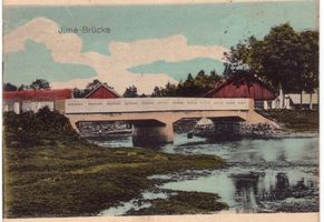 Großastrau, Kreis Gerdauen Groß Astrawischken, Ilmebrücke 