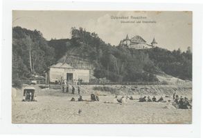 Rauschen Kr. Samland, Kreis Samland Rauschen Kr. Samland, Dünenhotel und Strandhalle 