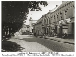 Tapiau, Kreis Wehlau Marktplatz  