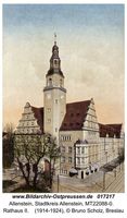 Allenstein, Stadtkreis Allenstein  Allenstein, Neues Rathaus