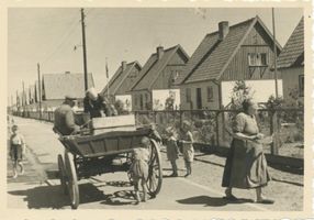 Speichersdorf, Stadtkreis Königsberg Speichersdorf, Straßenansicht Königsberg, Dörfer, Siedlungen und Außenbezirke im Stadtkreis