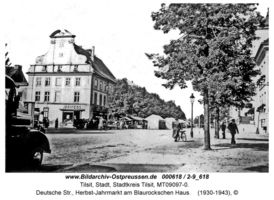 Tilsit, Stadt, Stadtkreis Tilsit Deutsche Straße