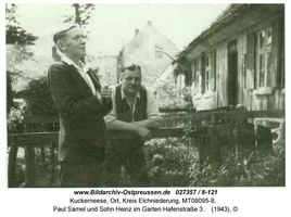 Kuckerneese, Ort, Kreis Elchniederung Hafenstraße