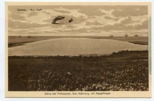 Pillkoppen, Kreis Samland Pillkoppen, Düne bei Pillkoppen mit Segelflieger 