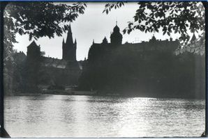 Königsberg (Pr.), Stadtkreis Königsberg Königsberg (Pr.), Abend am Schlossteich Königsberg, Schloßteich