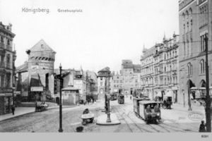 Königsberg (Pr.), Stadtkreis Königsberg Fritz-Tschierse-Platz (fr. Gesekusplatz)