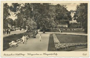 Kahlberg-Liep, Ort, Kreis Elbing Kahlberg, Kurgarten und Konzertplatz 